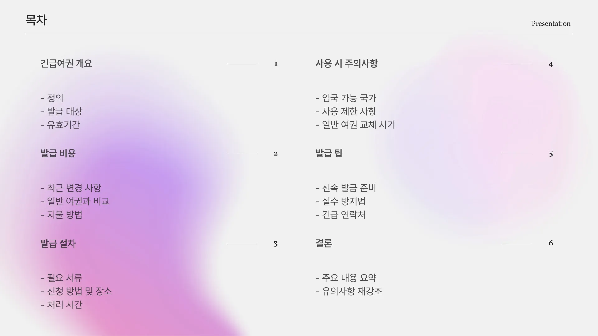 긴급여권 발급 비용 이미지 2