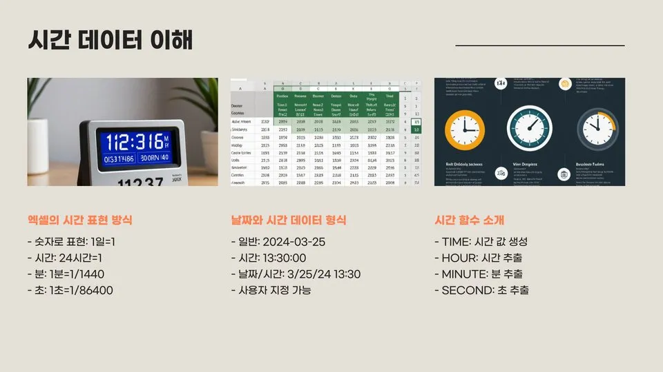 엑셀 시간 계산 이미지 6