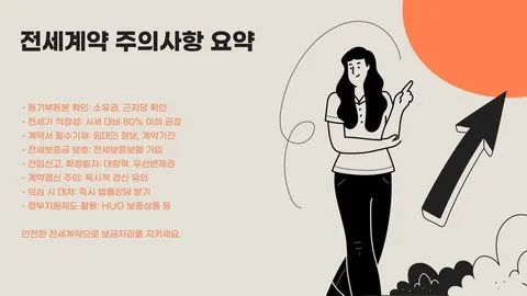 전세계약 주의사항 이미지 4