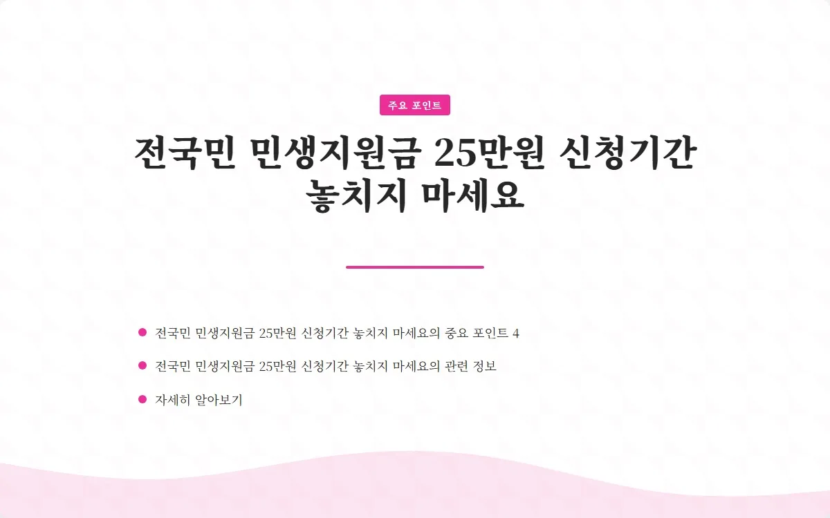 전국민 민생지원금 25만원 신청 이미지 6