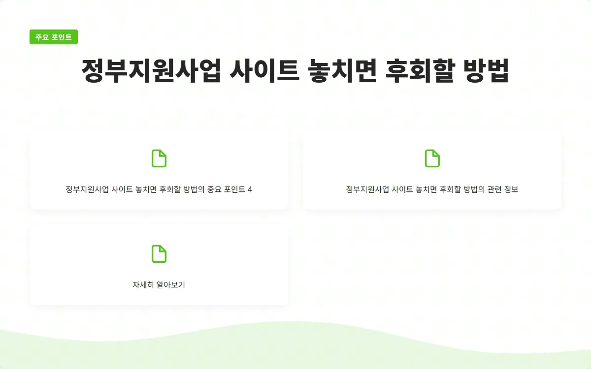정부지원사업 사이트 이미지 6