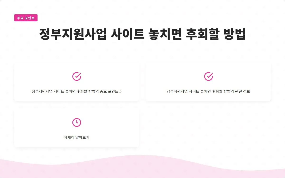 정부지원사업 사이트 이미지 7